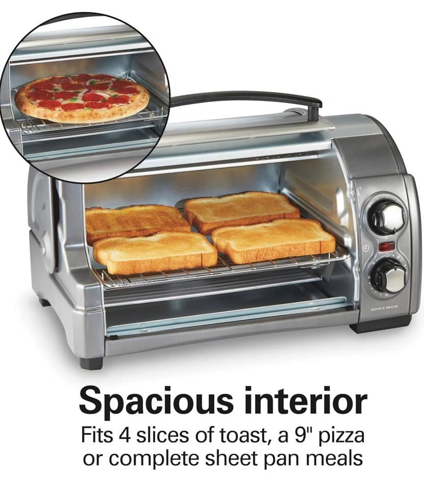 Hamilton Beach Easy Reach 4-Slice Toaster Oven - BRAND NEW - photo 3