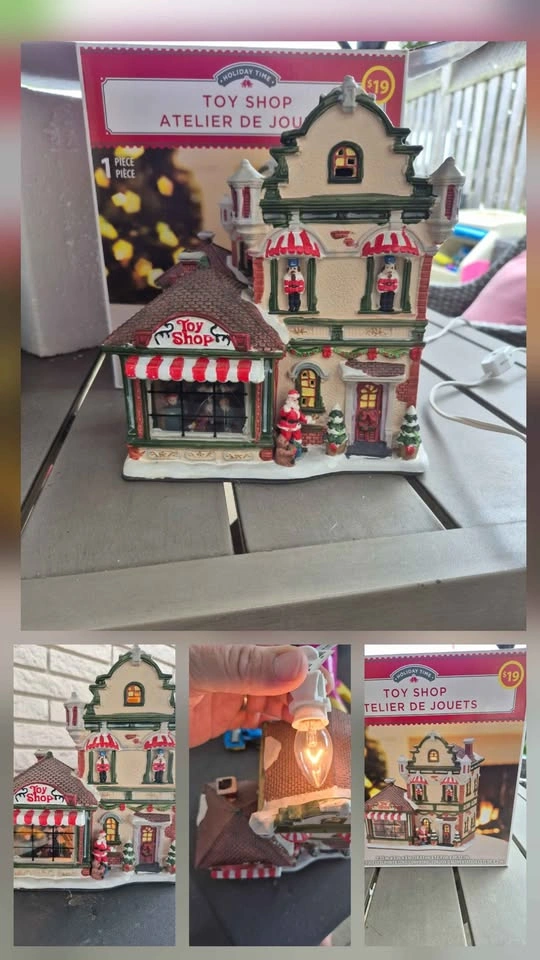 Holiday Time Christmas Village Collection Set