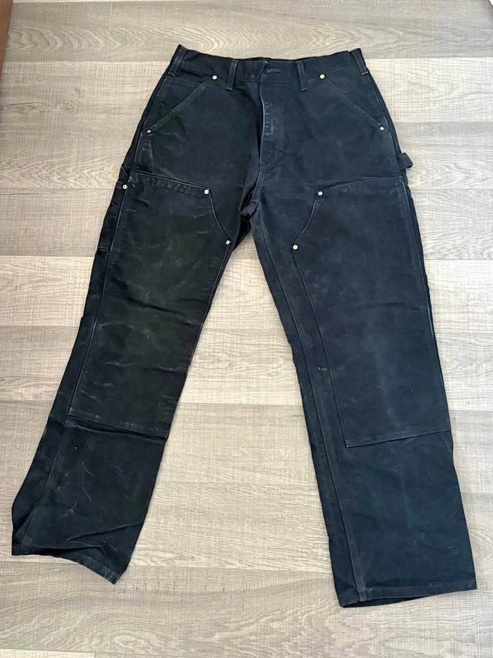 Vintage Carhartt B01-BLK Double Knee Work Pants 32x30