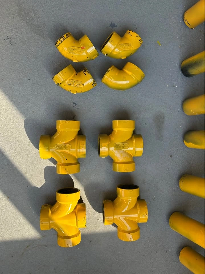 1½” ABS Plumbing Pipe & Fittings Bundle – 8 Pipes + 8 Fittings - photo 2