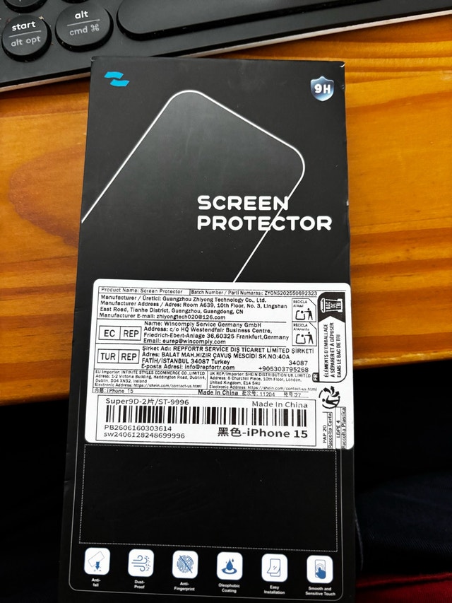 BRAND NEW iPhone 15 Screen Protector (2 Pack)
