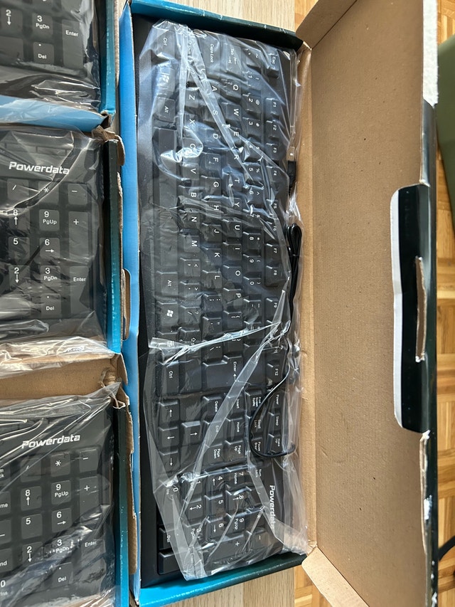 5 Brand New USB Wired Keyboards – Powerdata K-811 – Bundle deal - photo 2