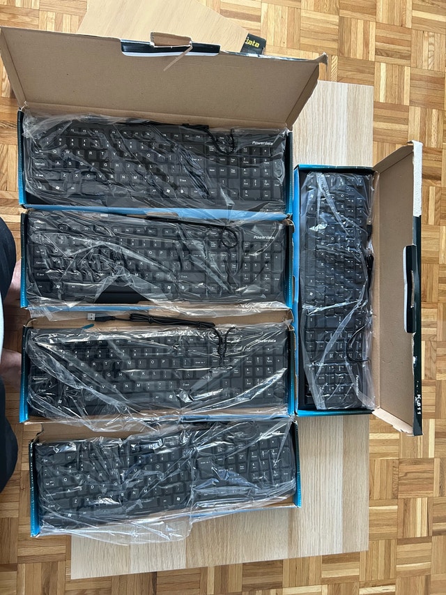 5 Brand New USB Wired Keyboards – Powerdata K-811 – Bundle deal - photo 3