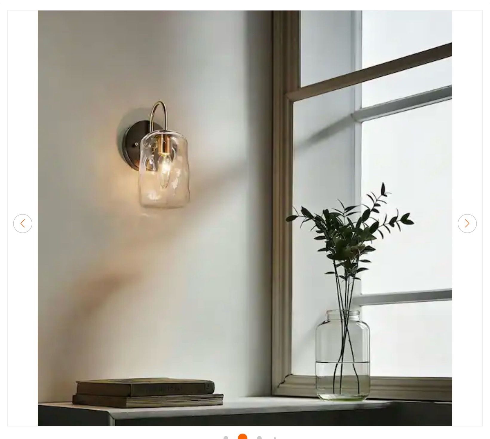 Cellar Gunmetal Gray 1-Light Wall Sconce Mason Jar Shade - photo 2