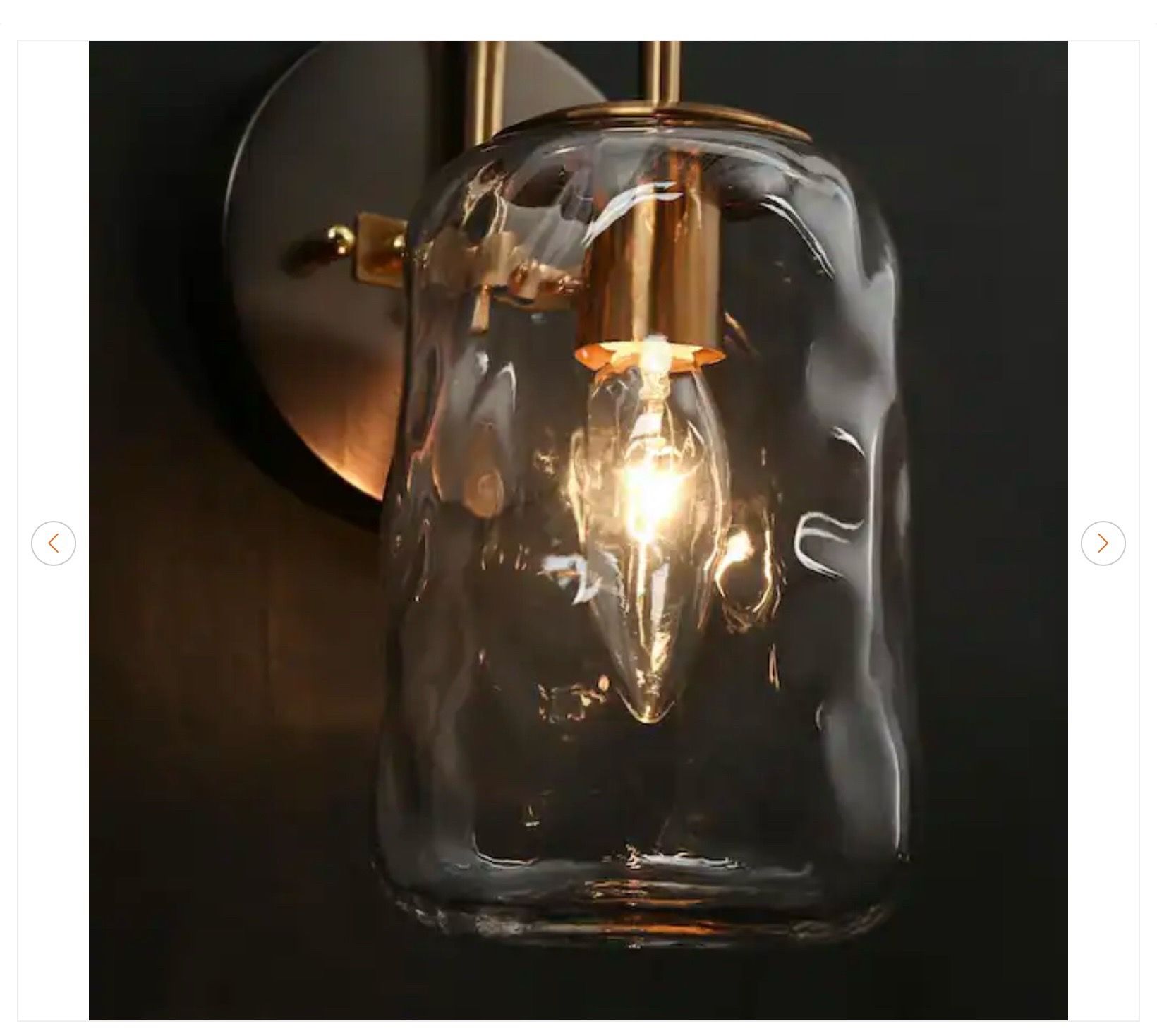 Cellar Gunmetal Gray 1-Light Wall Sconce Mason Jar Shade - photo 5