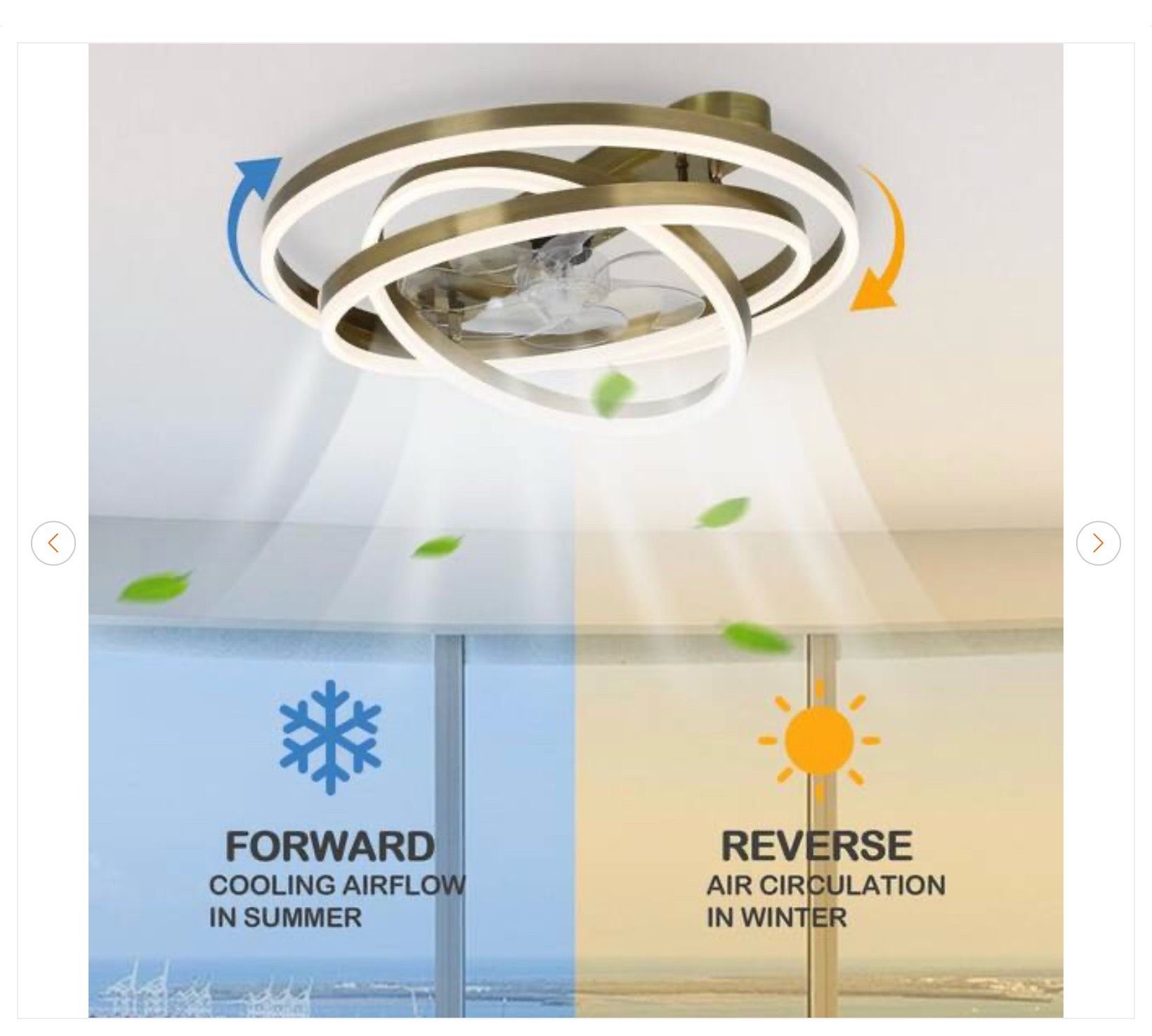 Becca 24 in. DIY Shade LED Bronze Smart Flush Mount Fan - photo 3
