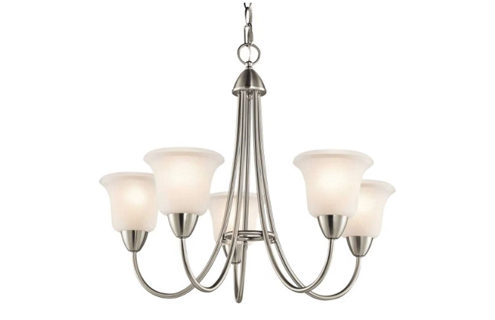 KICHLER Nicholson 21" 5 Light Chandelier - Brushed Nickel - photo 2