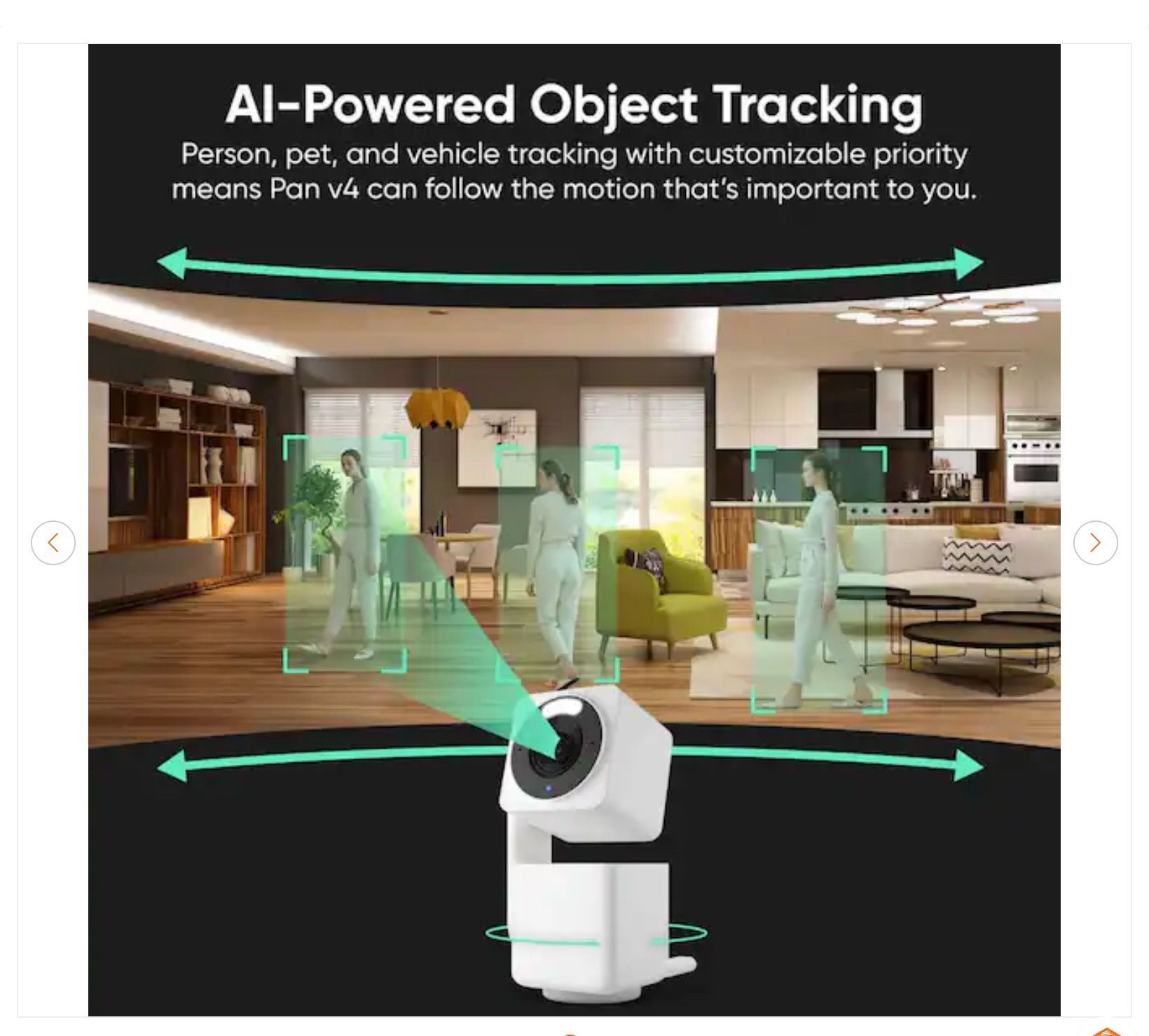 Wyze Cam Pan v4, 4K UHD Indoor/Outdoor Security Camera - New - photo 5