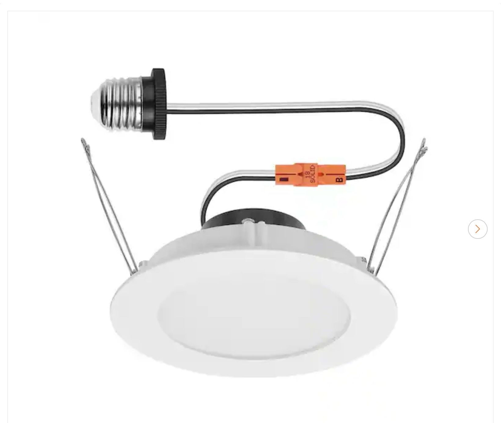 Commercial Electric 6-inch LED Recessed Light - New - photo 2