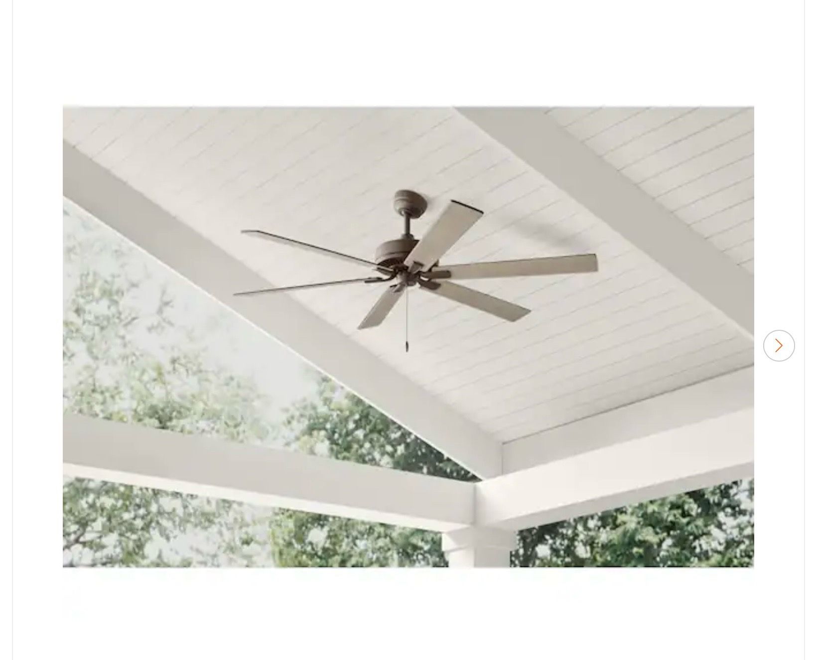 Hampton Bay Dalton 60 in. Bronze Ceiling Fan - New - photo 2