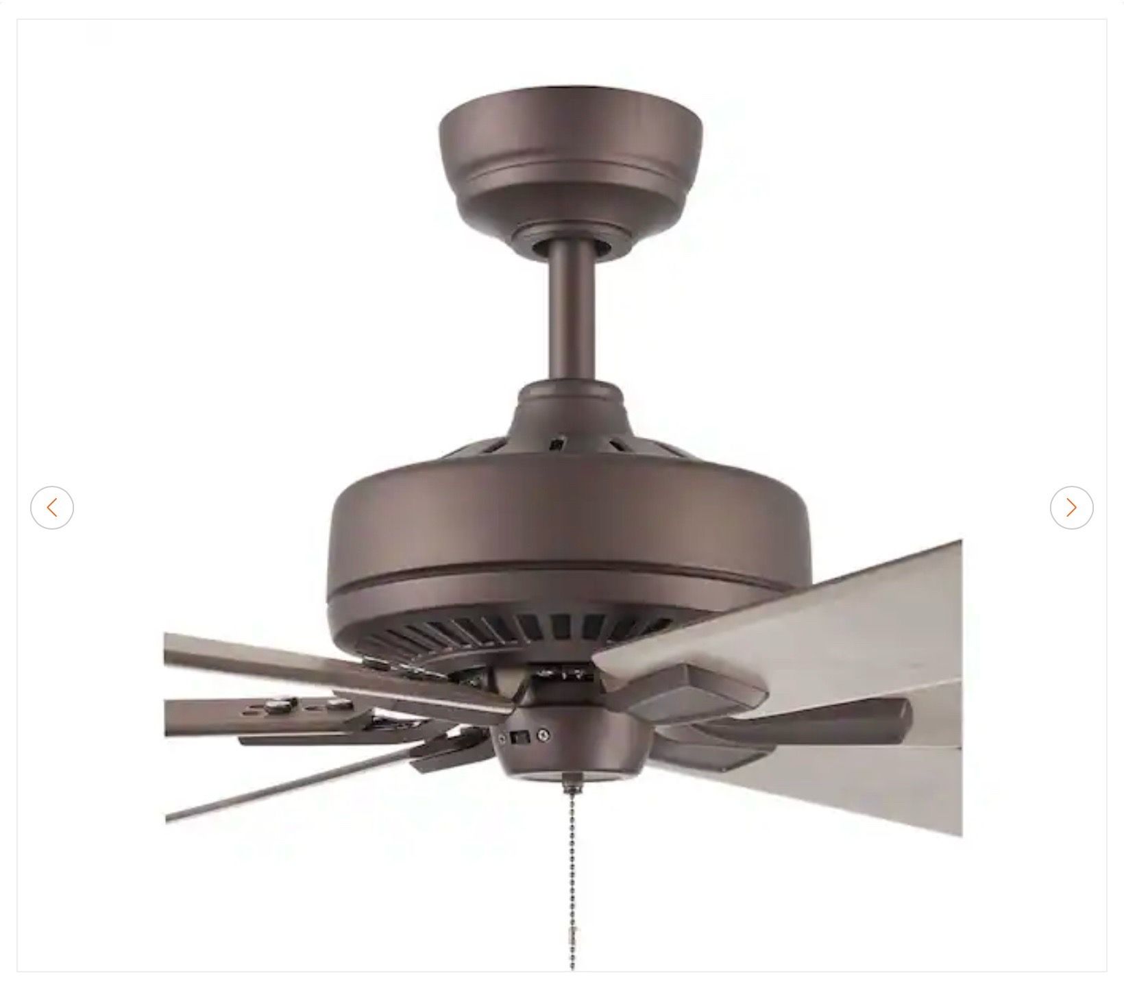 Hampton Bay Dalton 60 in. Bronze Ceiling Fan - New - photo 3