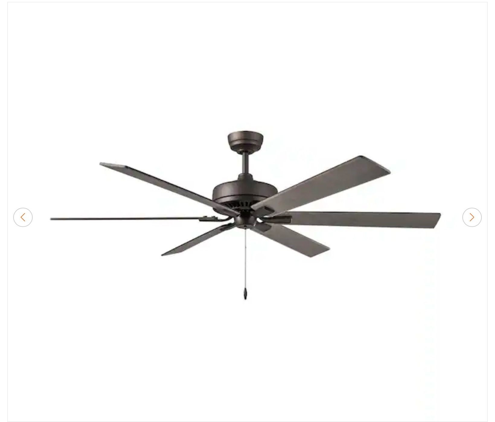 Hampton Bay Dalton 60 in. Bronze Ceiling Fan - New - photo 4