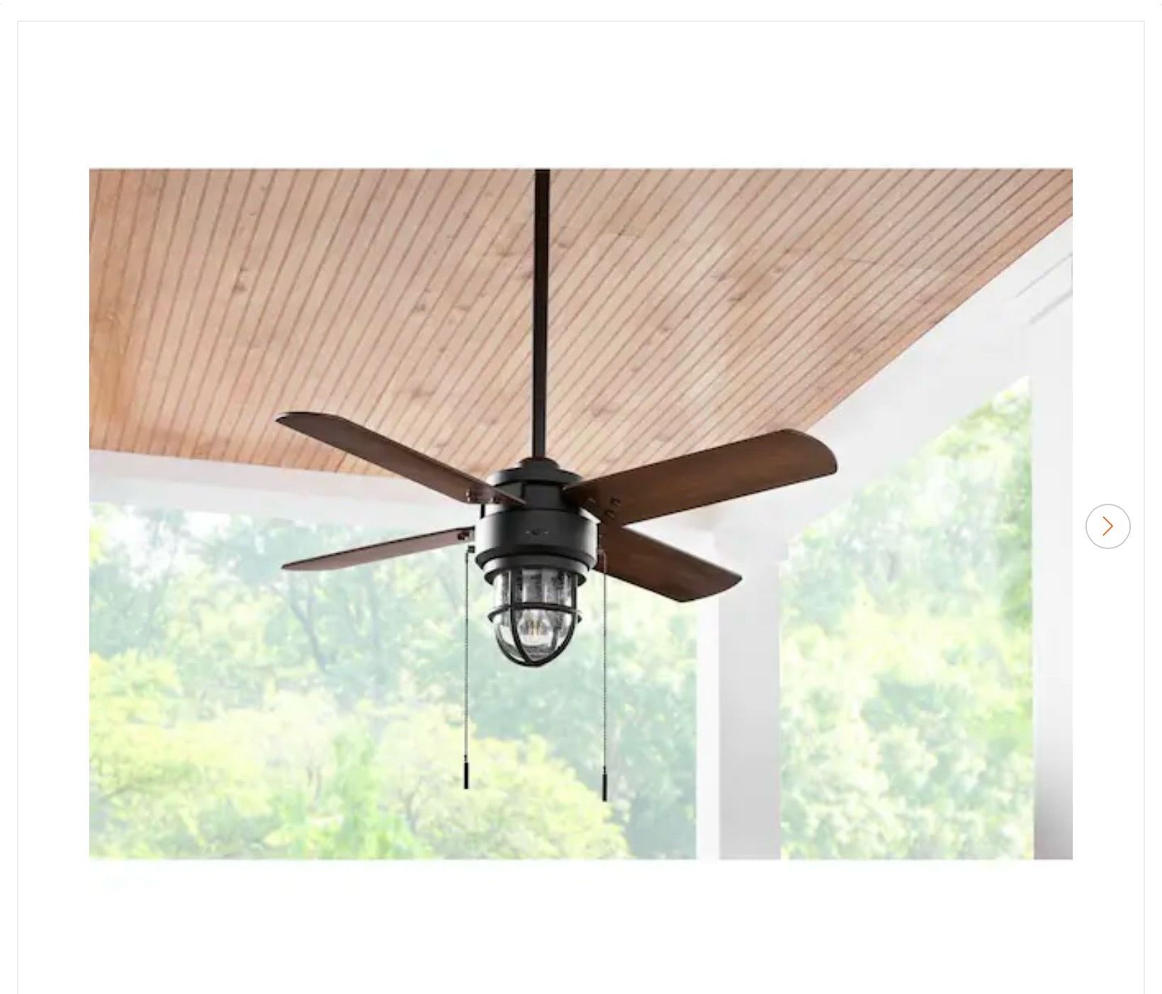 Hampton Bay Cedar Lake 44 in. Indoor/Outdoor LED Ceiling Fan