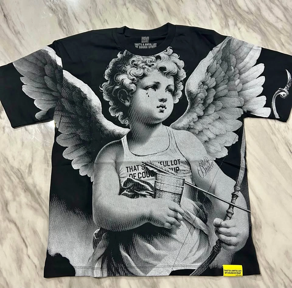That's A Awful Lot Of Cough Syrup graphic t-shirt M & L
