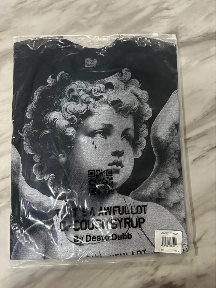 That's A Awful Lot Of Cough Syrup graphic t-shirt M & L - photo 3