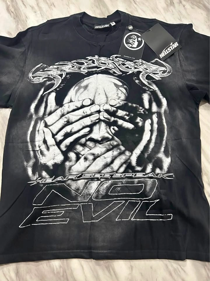 black Hellstar "No Evil" t-shirt size large