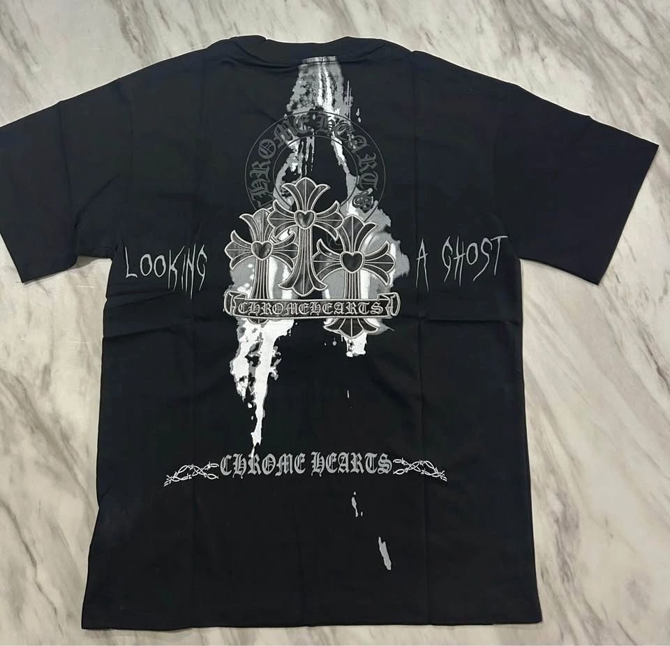 black Chrome Hearts t-shirt large - photo 2