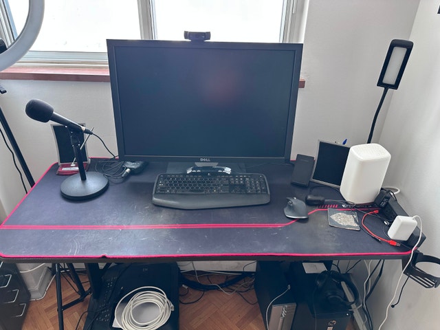 Gaming desk, 56"x26"x29", "Inbox Zero" brand