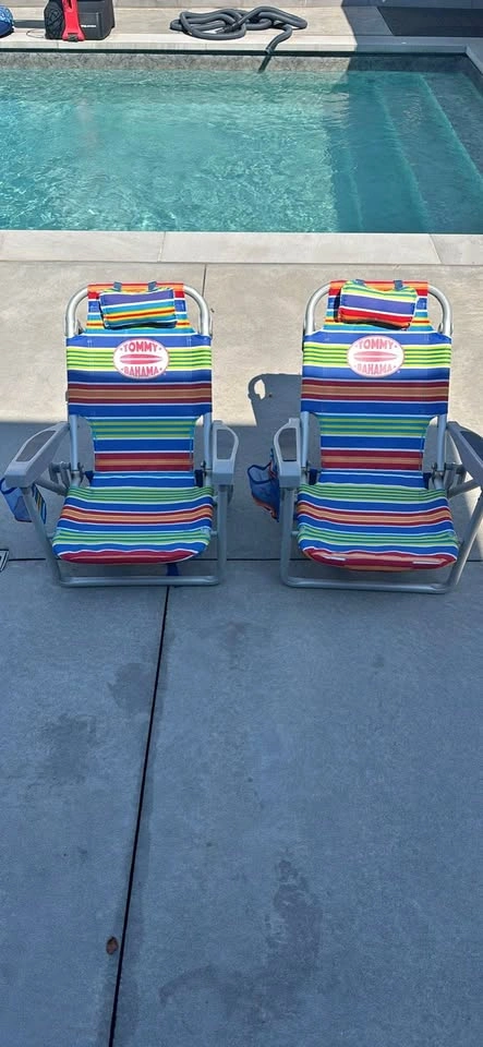 Tommy Bahama Beach Chairs - Set of 2