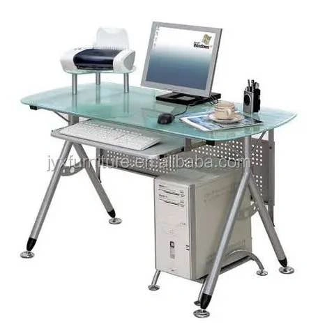Glass Computer Desk - photo 2
