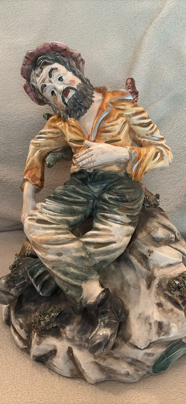 Vintage Capodimonte Style Porcelain Hobo - photo 2