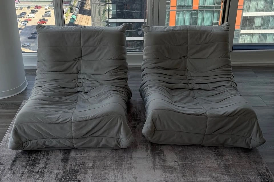 Tufted Floor Lounge Chairs - photo 2
