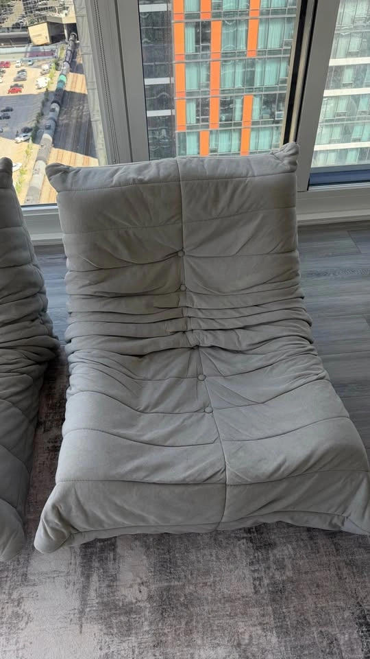 Tufted Floor Lounge Chairs - photo 4