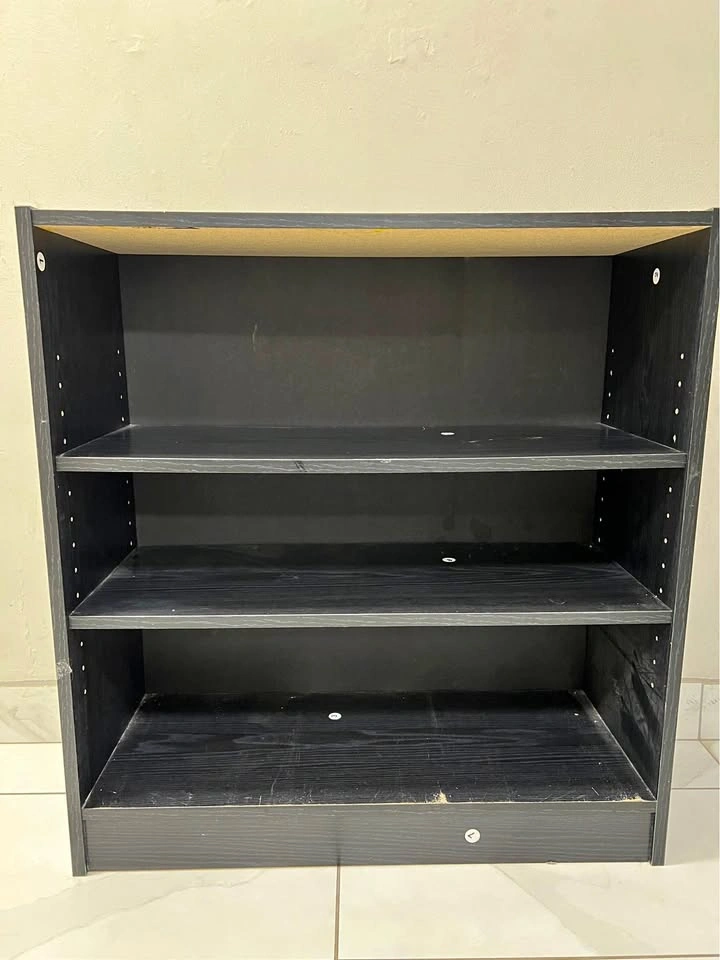 Moving out sale - Black storage shelf / bookcase