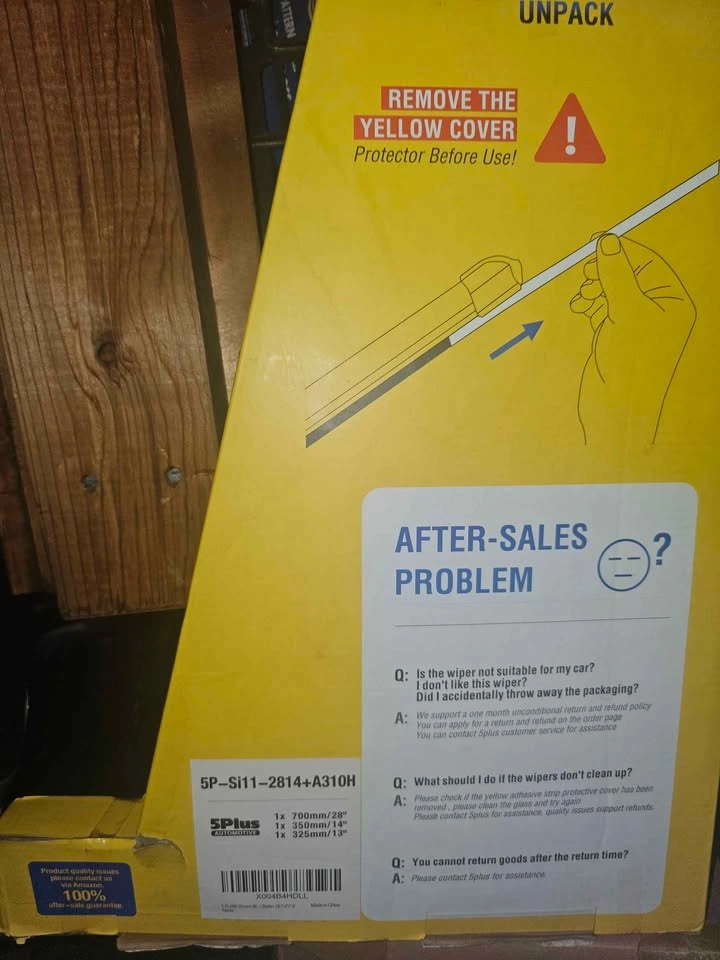 Brand New 5 Plus Windshield Wiper Blade Set – 28"/14"/13" - photo 3