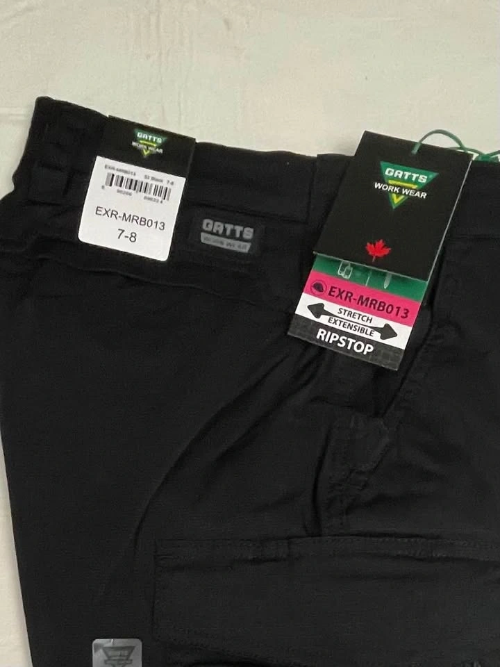 GATTS New Women’s Four Way Stretch Cargo Work Pants Size 7-8 - photo 4