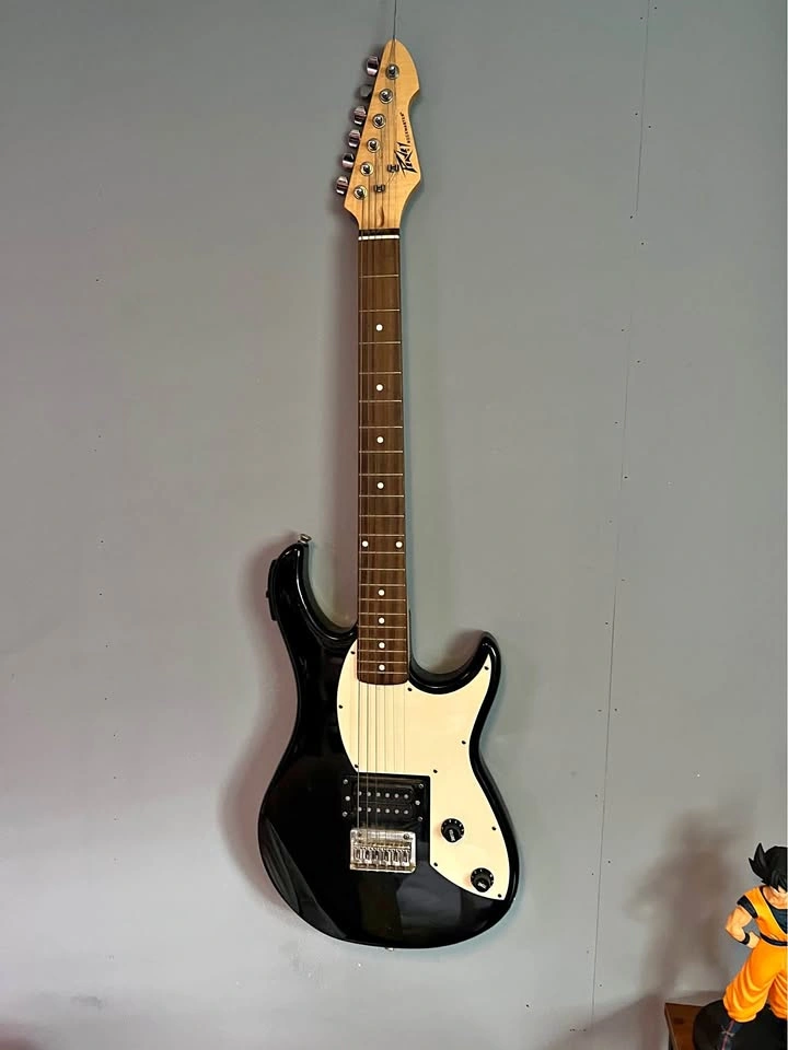Peavey Rockmaster Electric Guitar Black Solid Body 6 String