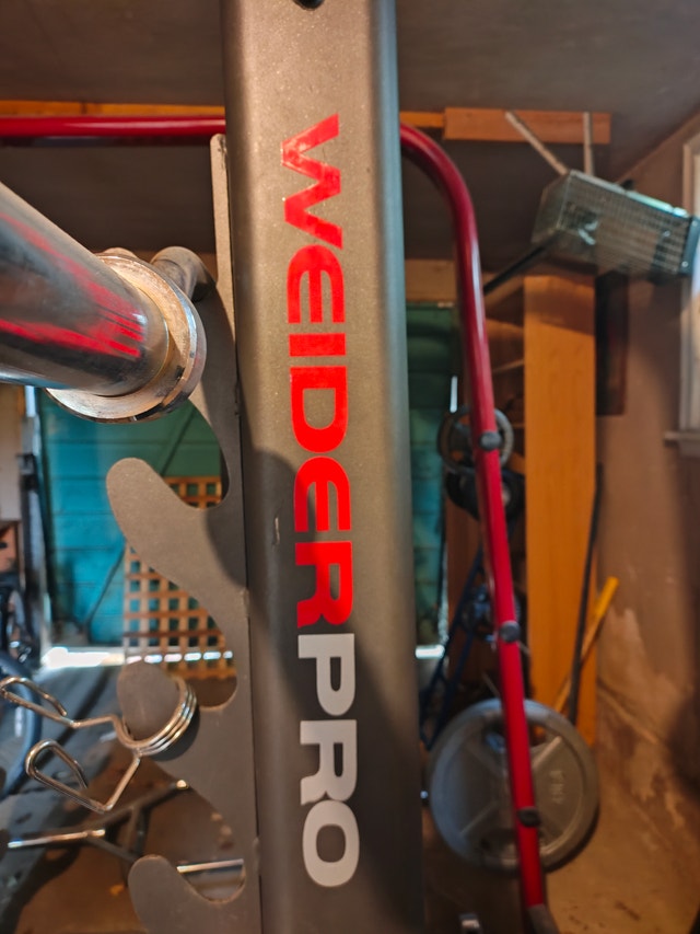 Weider Pro Squat Rack and Bar Bells - photo 2