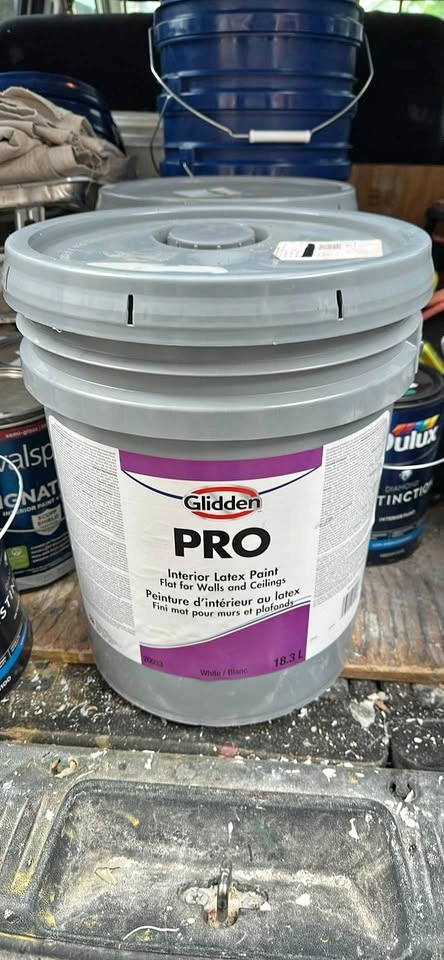 Paint New Full Pail Latex Flat - Titanic Grey