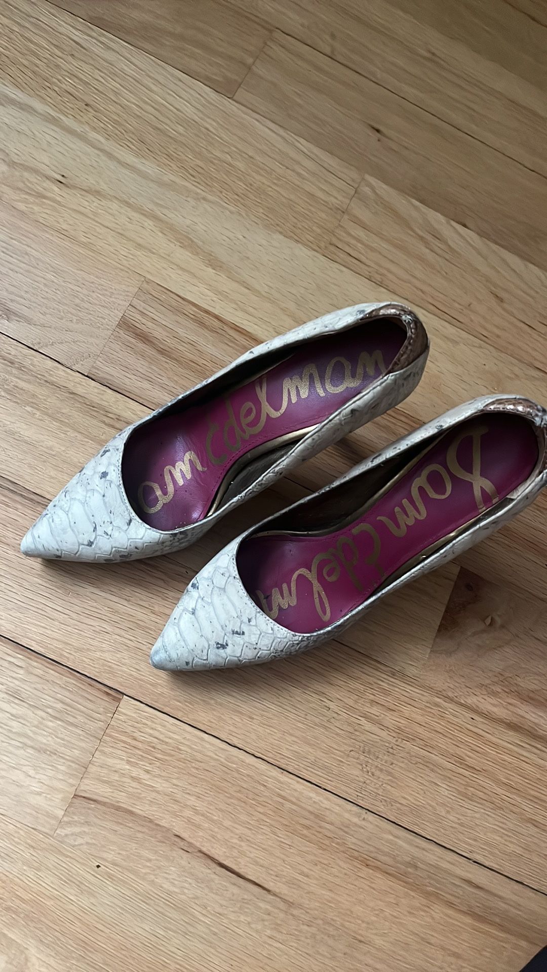 Sam Edelman “Celia” Snakeskin Leather 4” Heels - photo 2