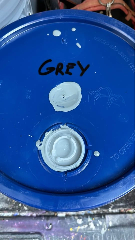 Paint New Full Pail Latex Eggshell - Grey - photo 2
