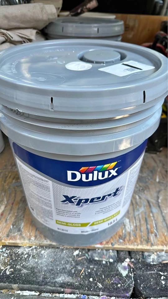 Paint New Full Pail Latex Semi Gloss White