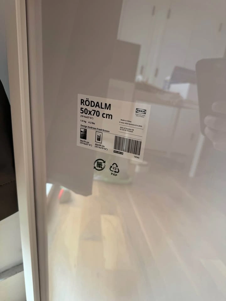 IKEA Rodalm White Frame - 20"x27" - photo 3
