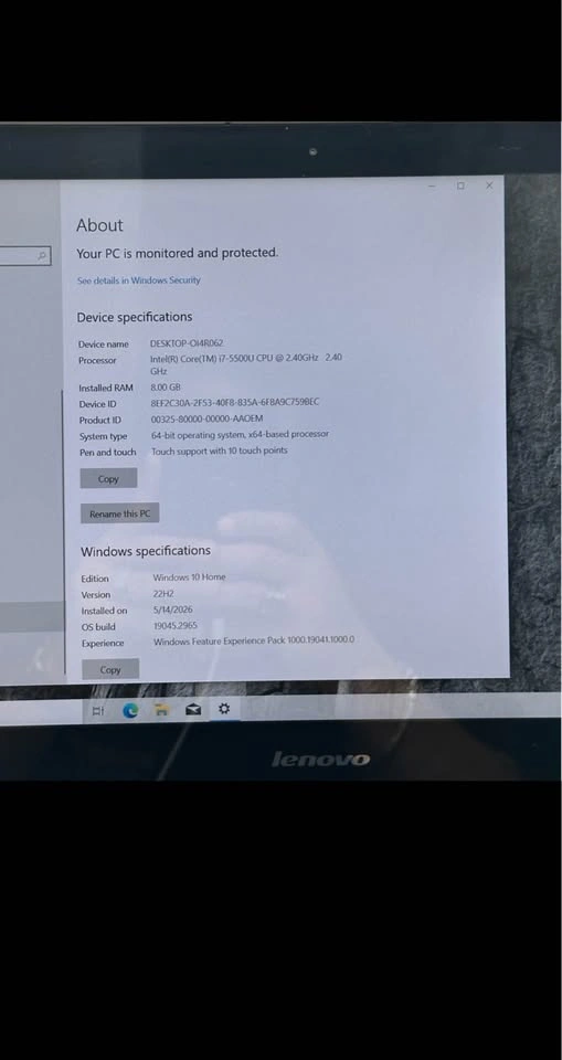 Lenovo Flex 3 Touch Screen i7 5th Gen 8GB/256GB SSD - photo 3