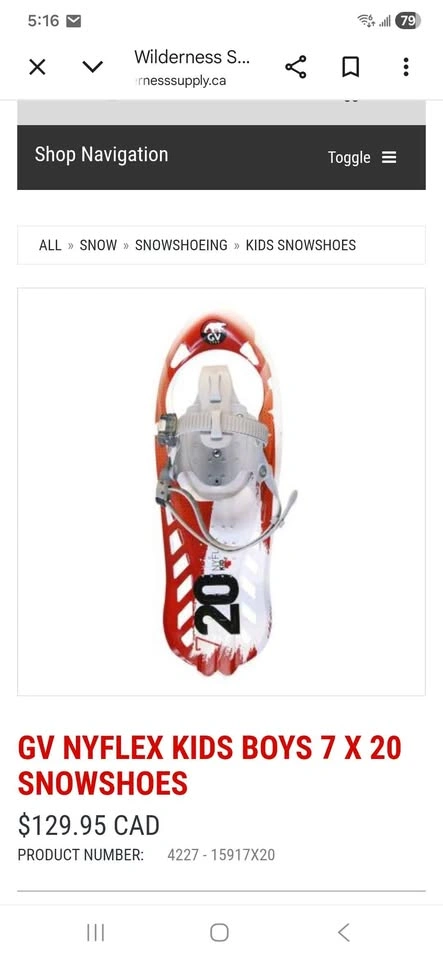 GV NYFLEX KID Snowshoes for Kids - photo 2