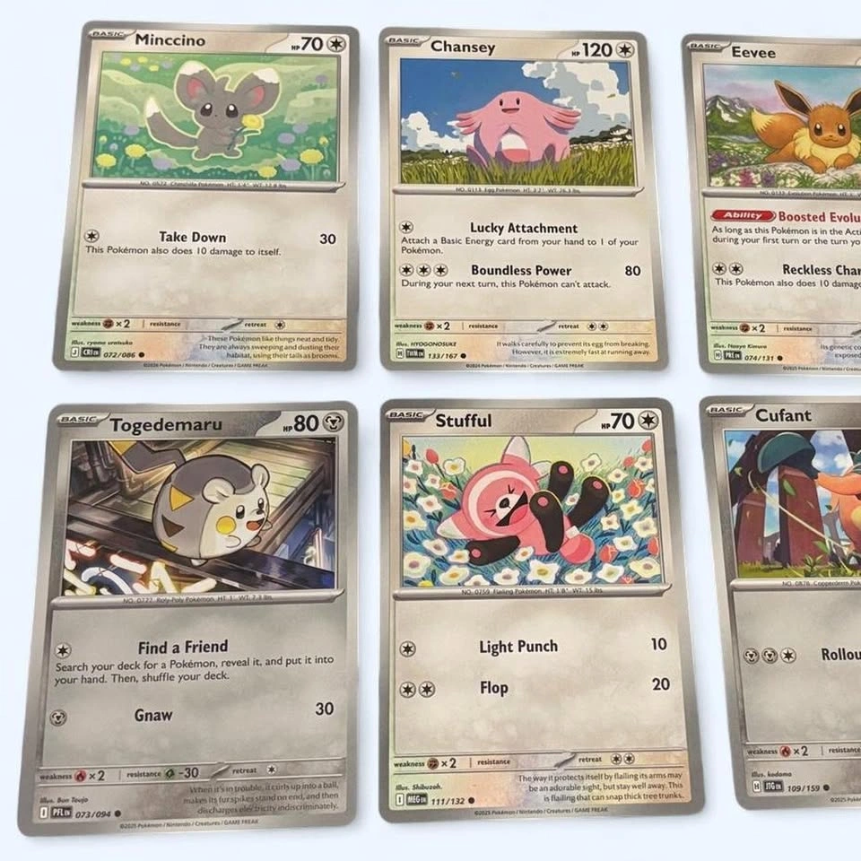 Cute Pokemon Card Bundle (incl: Eevee, Chansey etc) - photo 2
