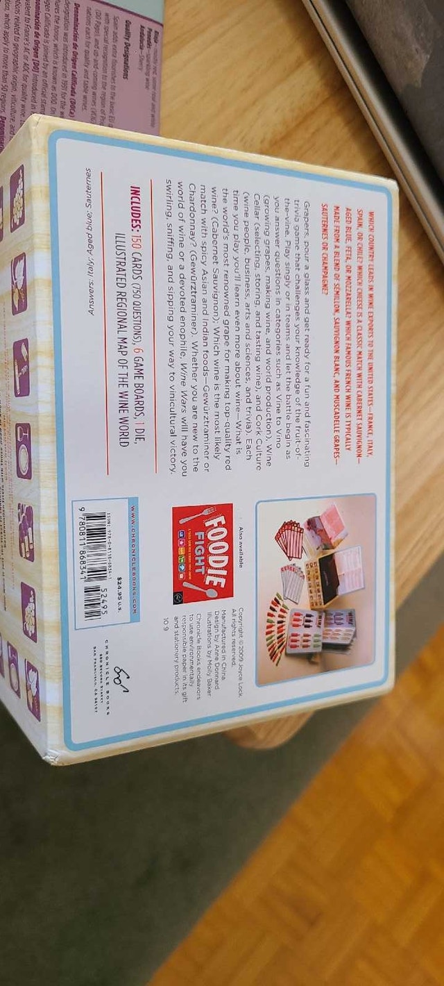 Wine Wars Trivia Game - photo 5