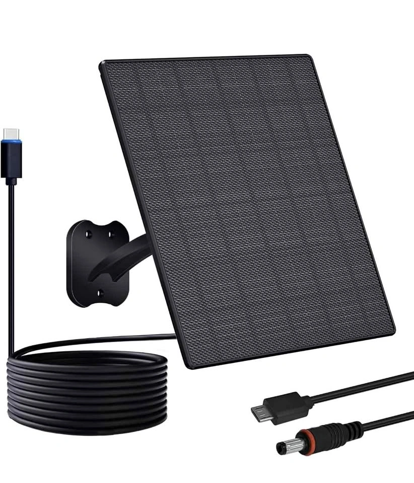 10W Solar Panel Charger for Rechargeable Cameras