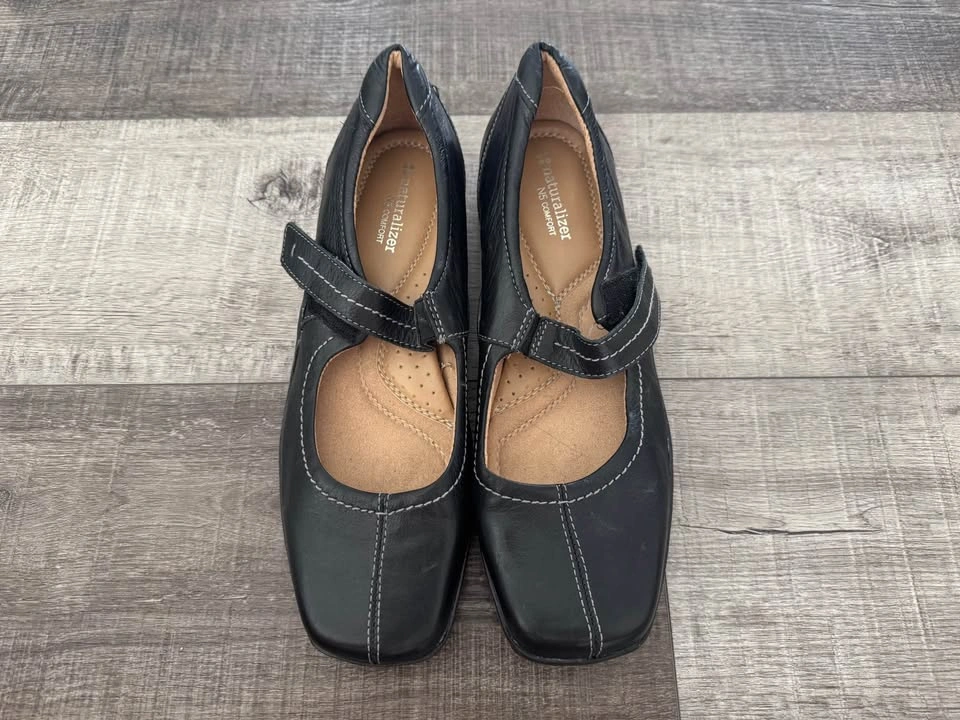 Women’s Naturalizer Leather Shoes Slip On Flats 10.5 - photo 2