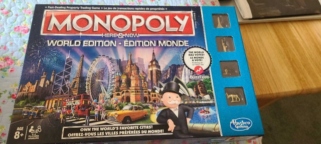 Hasbro Monopoly Here and Now World Edition