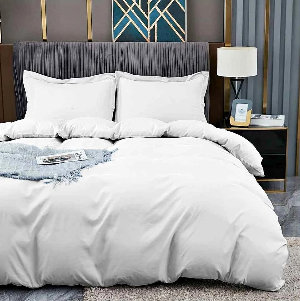 BBANGD Queen Size Duvet Cover Set - White