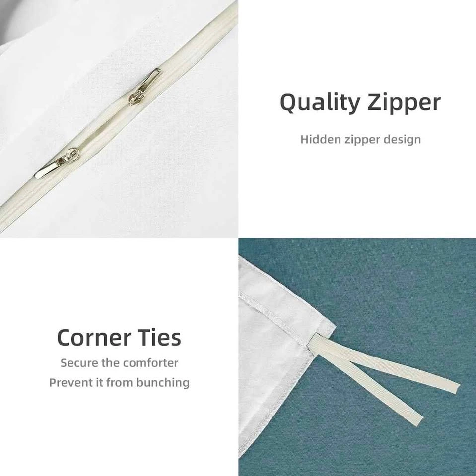 BBANGD Queen Size Duvet Cover Set - White - photo 3