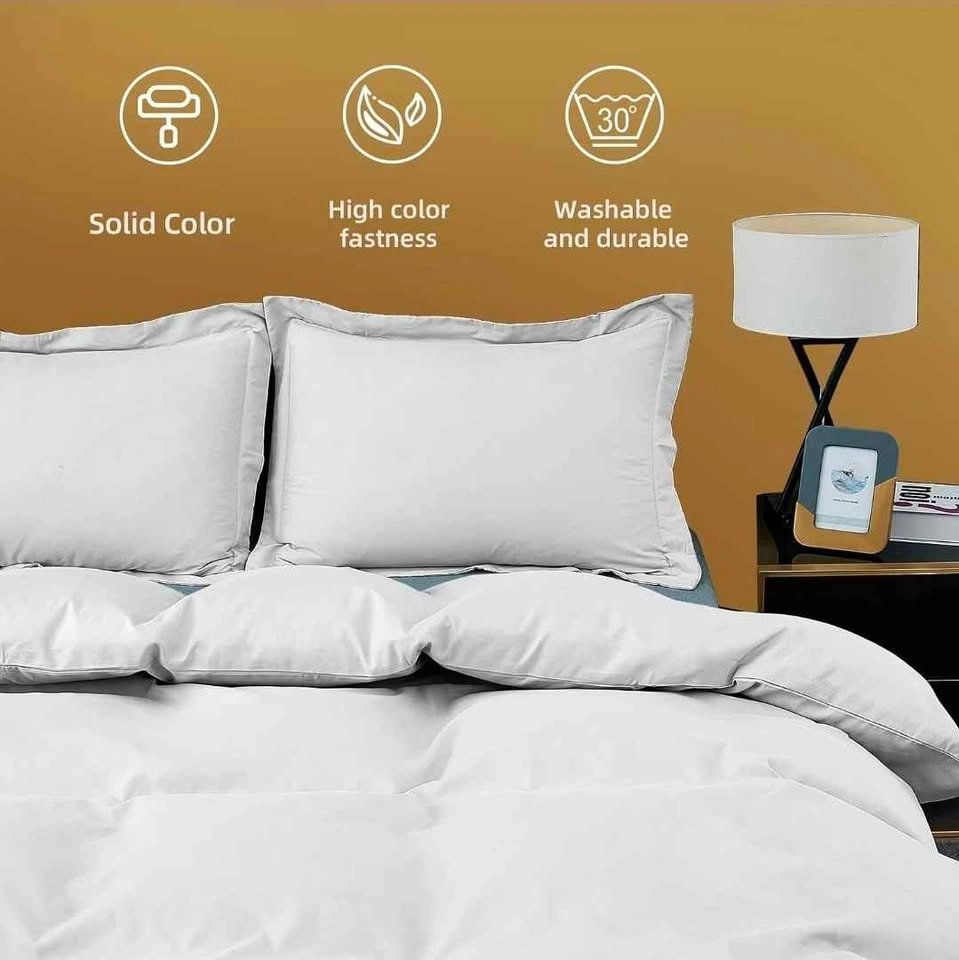 BBANGD Queen Size Duvet Cover Set - White - photo 5