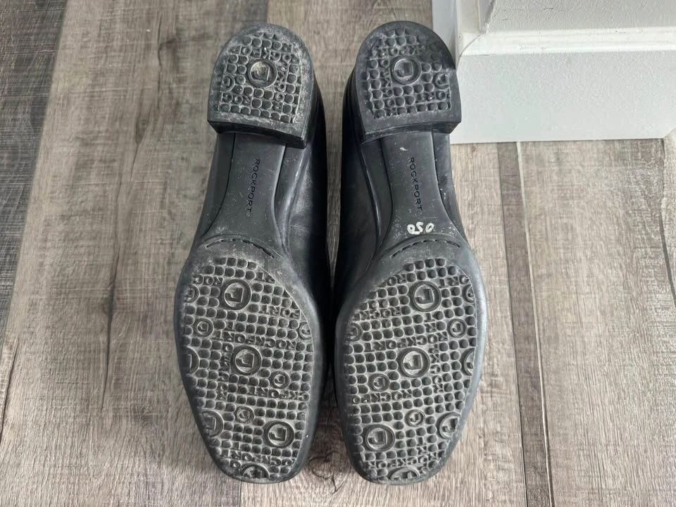 Women’s Rockport Leather Shoes Slip Ons Flats Size 10 - photo 3