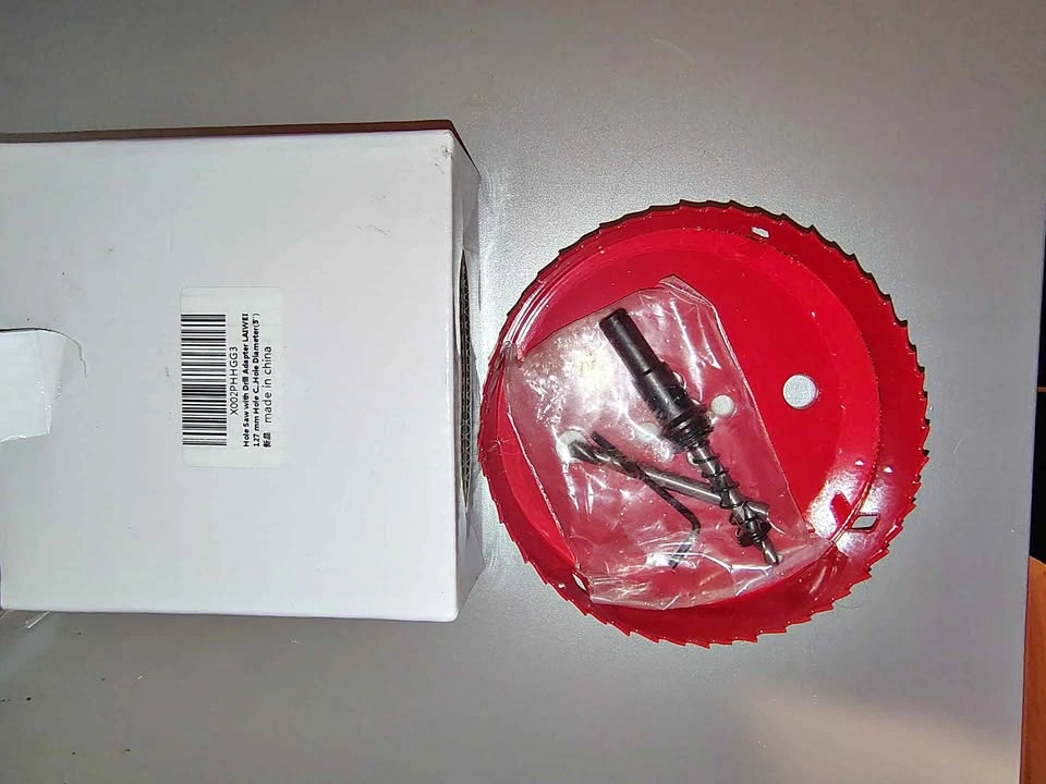 LAIWEI 5-Inch Bi-Metal Hole Saw with Drill Adapter