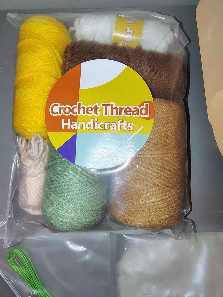 Crochet Thread Handicrafts Sunflower Potted Plant Kit M28 - photo 5